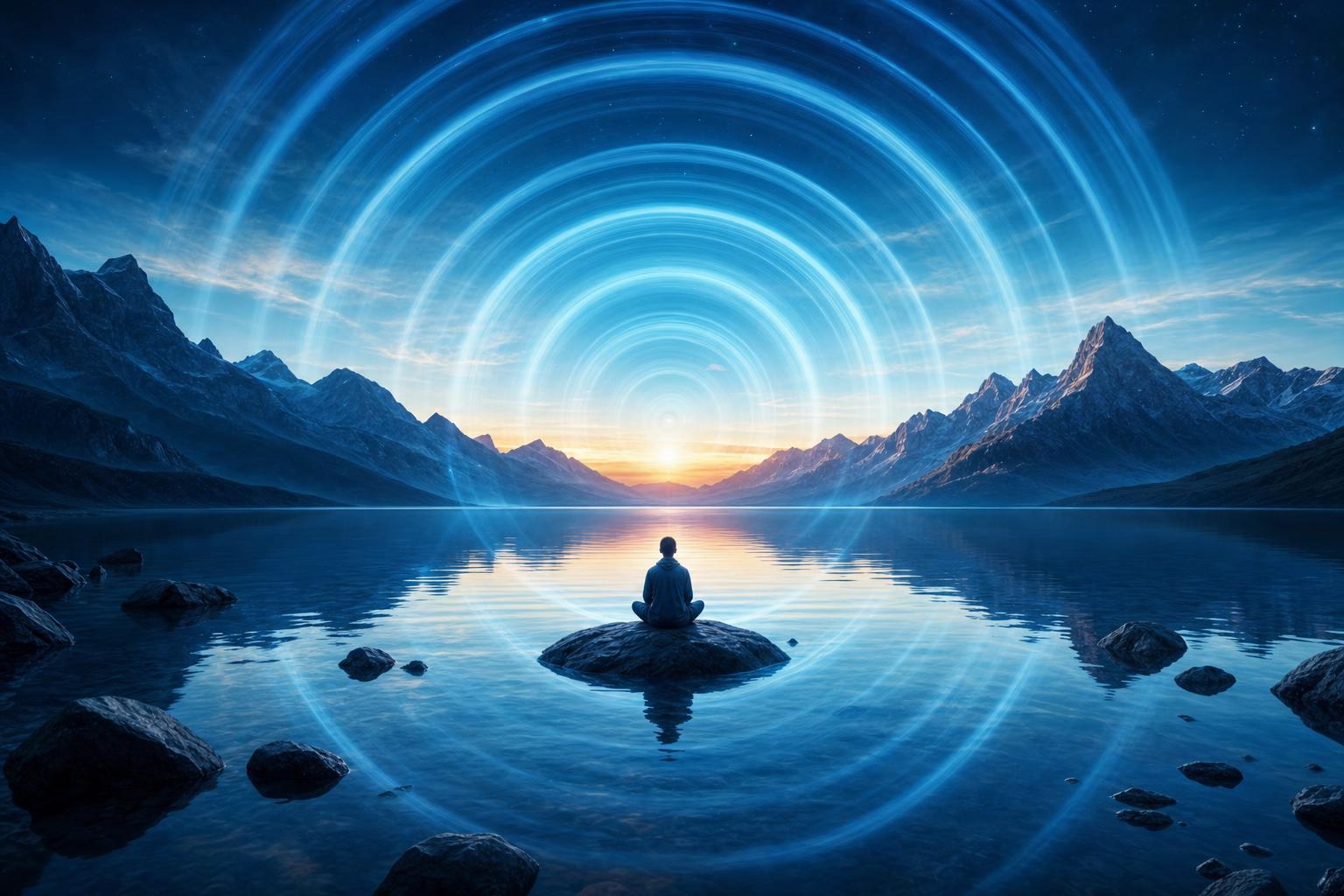 Throat Chakra — blue energy visual